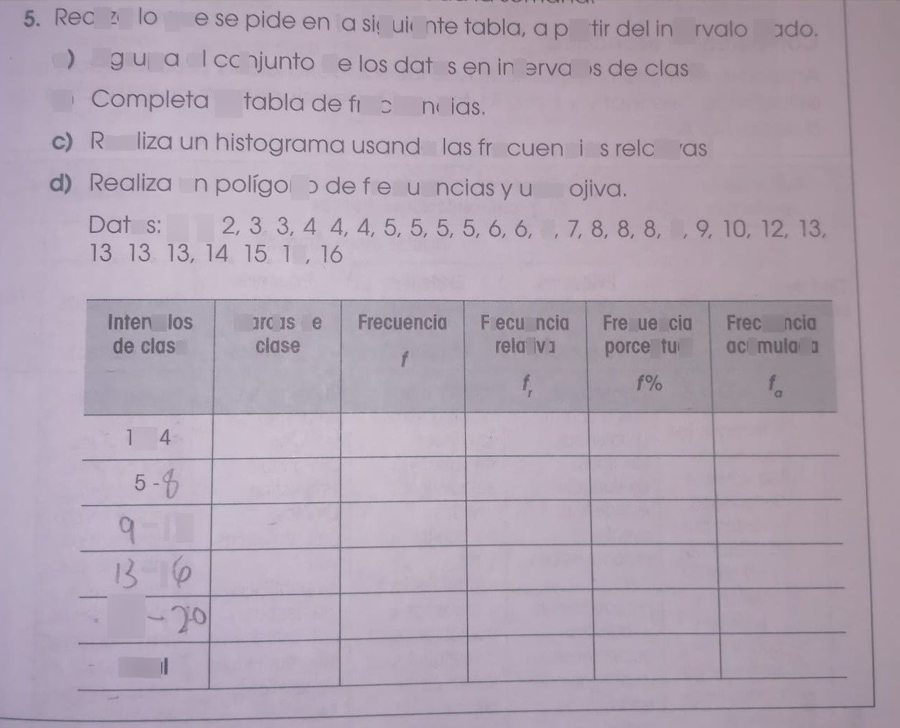 Completar la siguiente t Descubre cómo resolverlo en QANDA