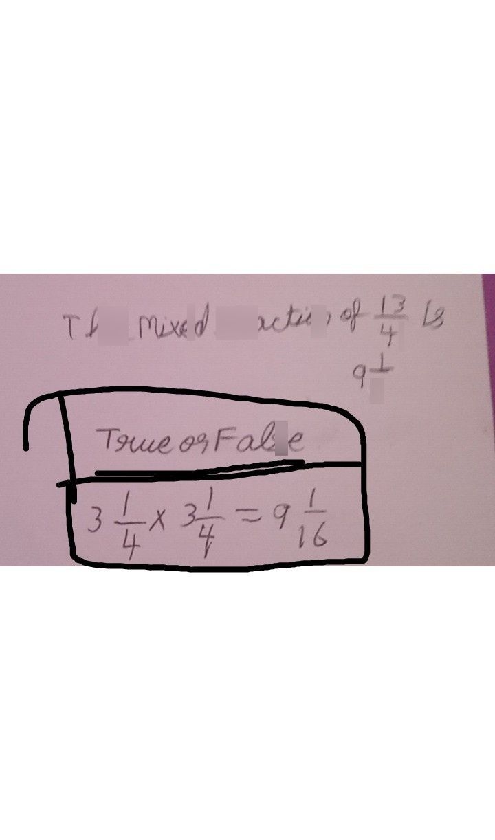 search-thumbnail-The Meved fraction of $\dfrac {13} {4}b$ 
$9\dfrac {1} {6}$ 
Toue og Falbe 
$3\dfrac {1} {4}\times 3\dfrac {1} {4}=9\dfrac {1} {6}$ $1$ 