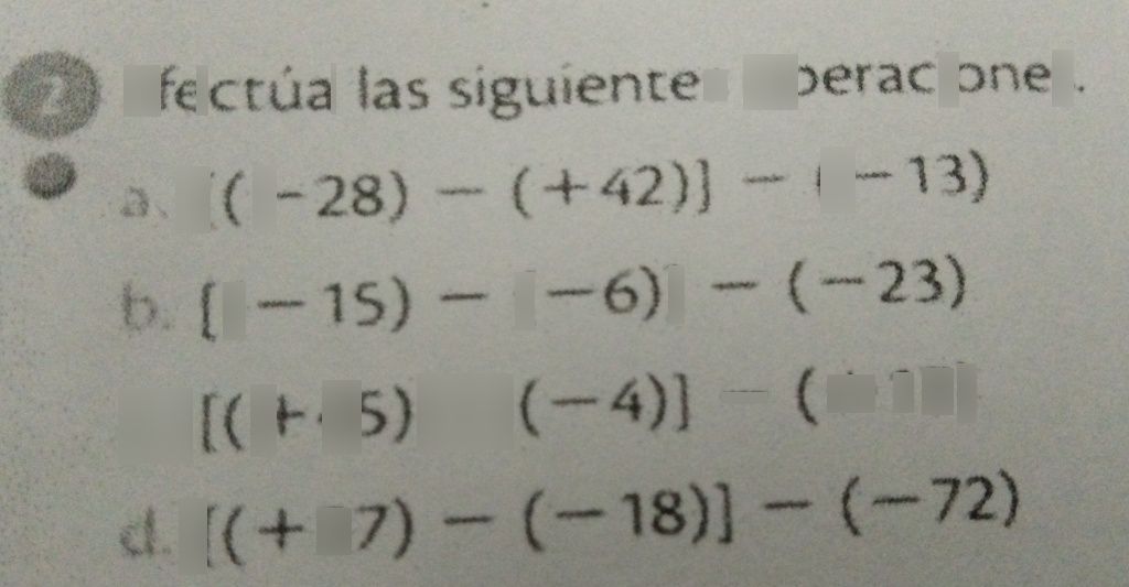 6 Efectúa Las Siguientes... | Descubre Cómo Resolverlo En QANDA