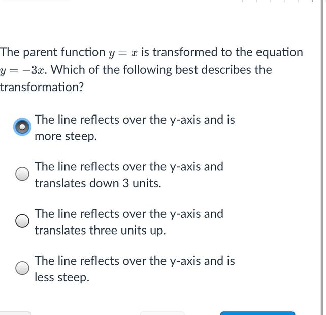 The Parent Function Yx Is Tra See How To Solve It At Qanda