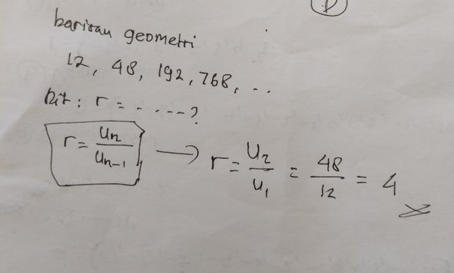 Diketahui Barisan Geomet Descubre Como Resolverlo En Qanda