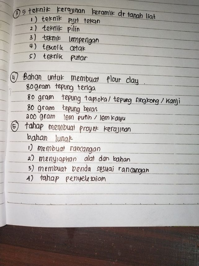 3 Sebutkan 5 Teknik Keraj Lihat Cara Penyelesaian Di Qanda 3 Sebutkan 5 Teknik Keraj Lihat Cara Penyelesaian Di Qanda