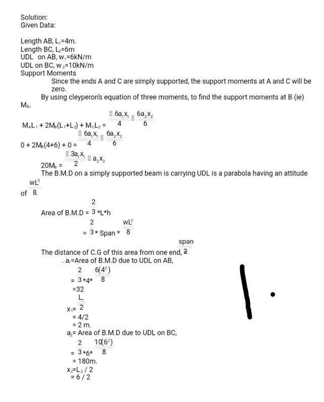 Problem 7 Continuous Beam Abc See How To Solve It At Qanda