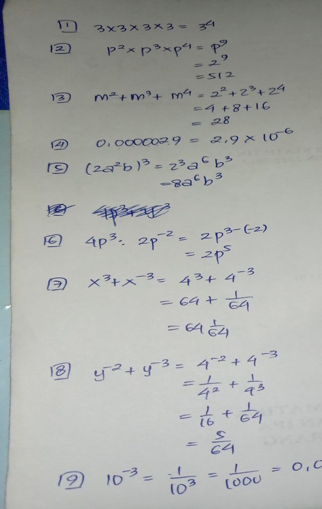 Bilangan Berpangkat Dari See How To Solve It At Qanda