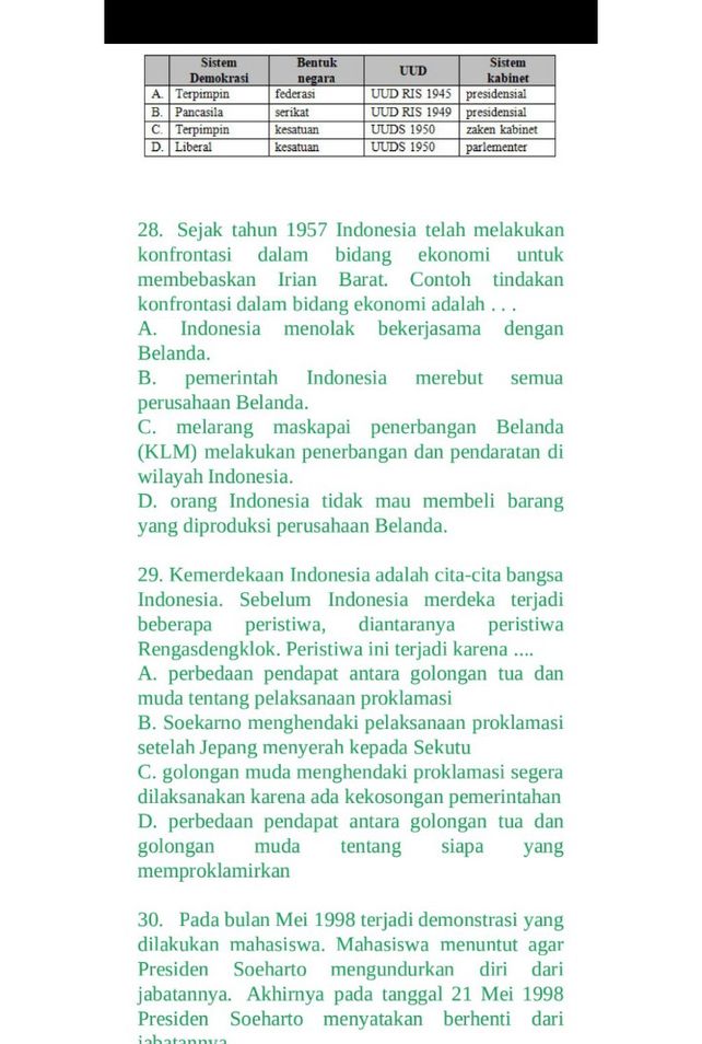 Demokrasi Liberal Dan Terpimpin Perbedaan