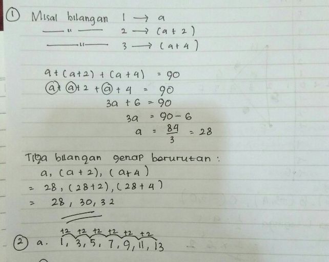 Tentukan Tiga Bilangan Ge Lihat Cara Penyelesaian Di Qanda