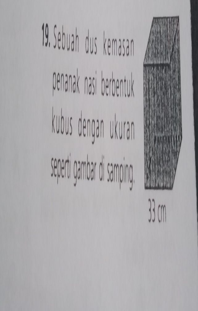 19 Sebuah Dus Kemasan Lihat Cara Penyelesaian Di Qanda