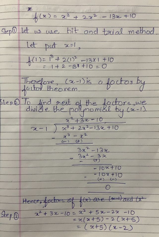 Factorise X32x2 13xx10 See How To Solve It At Qanda Factorise X32x2 13xx10 See How To Solve It At Qanda
