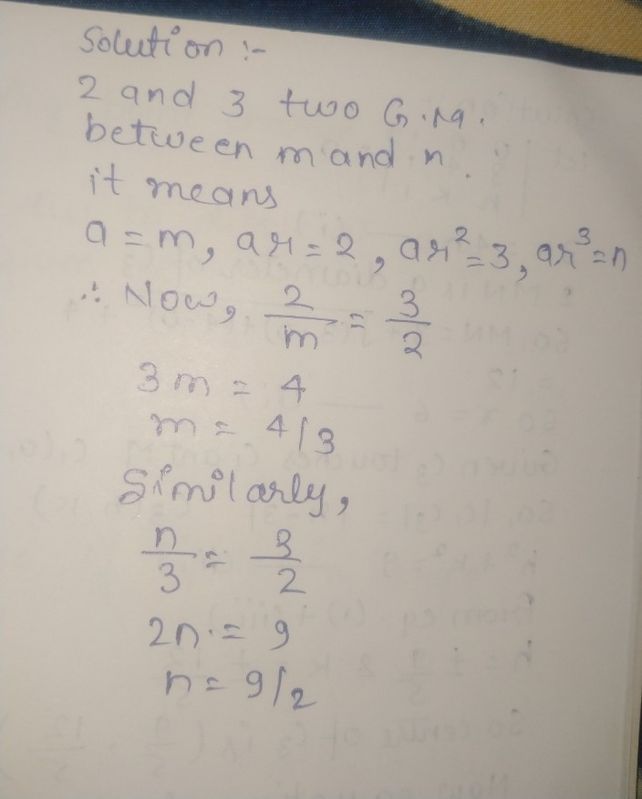 3 F If 2 And Are Two Geometr See How To Solve It At Qanda