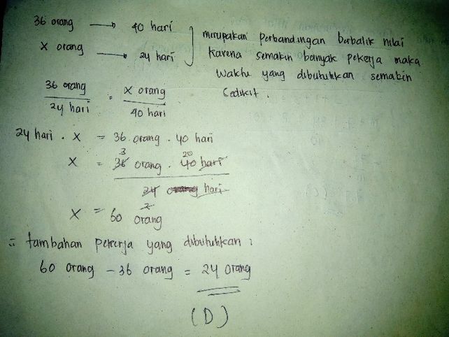 Suatu Pekerjaan Dapat Dis Lihat Cara Penyelesaian Di Qanda