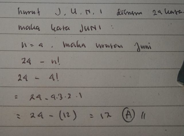 3 Dari huruf  huruf  N da Lihat cara penyelesaian di 