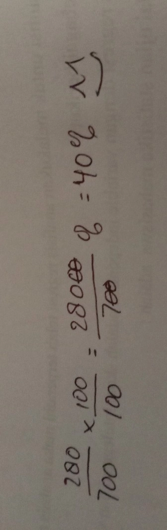 Berapa Persenkah 280 Dari Lihat Cara Penyelesaian Di Qanda