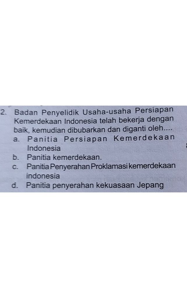 Panitia Sembilan Ini Bertugas Untuk