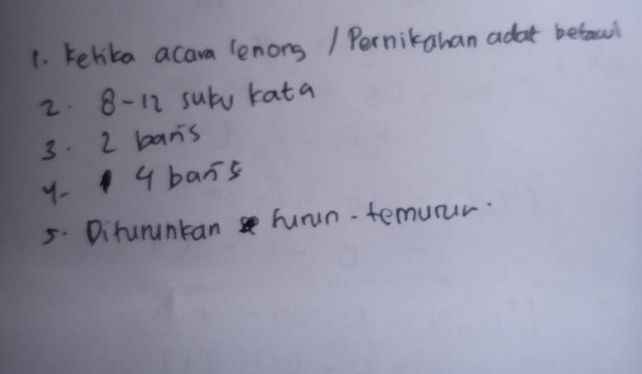 O Bilakah Pantun Dibacak Lihat Cara Penyelesaian Di Qanda