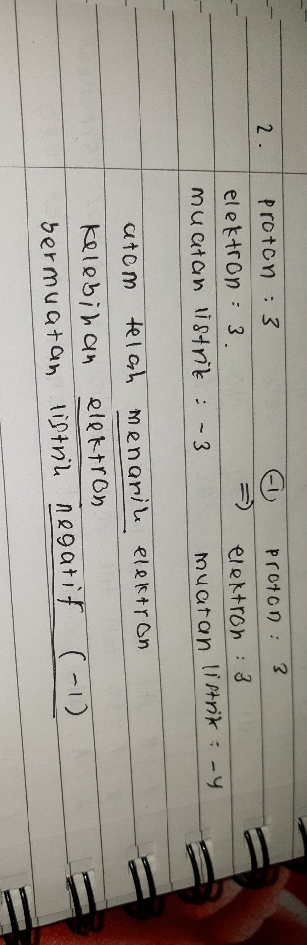 2 Tentukan Jumlah Proton Descubre Como Resolverlo En Qanda