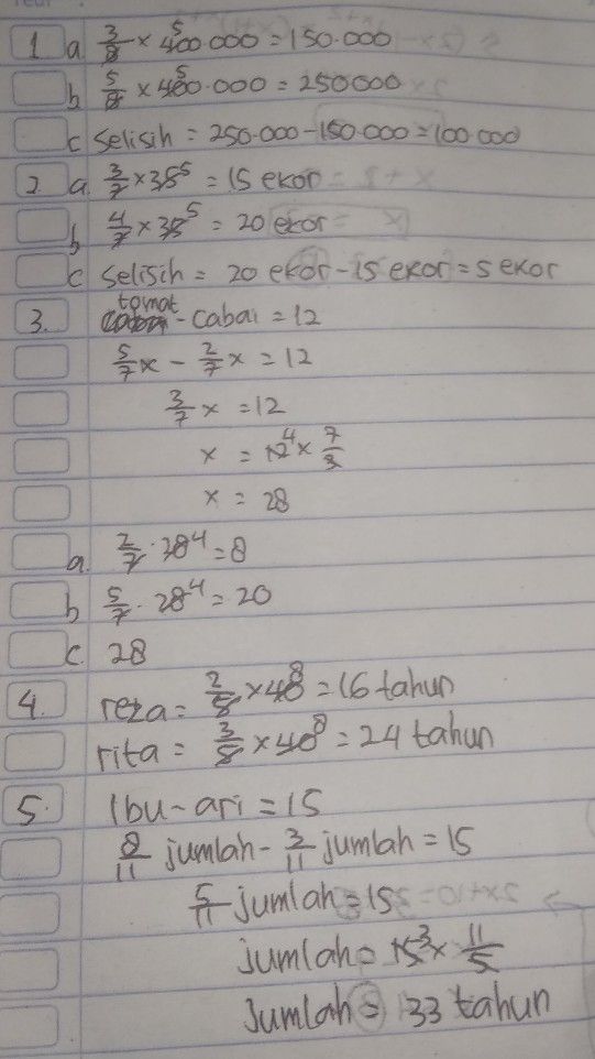 Perbandingan Uang Budi Da Lihat Cara Penyelesaian Di Qanda