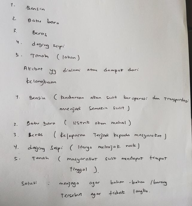 CARILAH 5 BARANG barG ATA... Lihat cara penyelesaian di QANDA