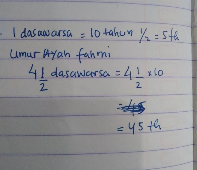 Umur Ayah Fahmi 4 Dasama Descubre Como Resolverlo En Qanda