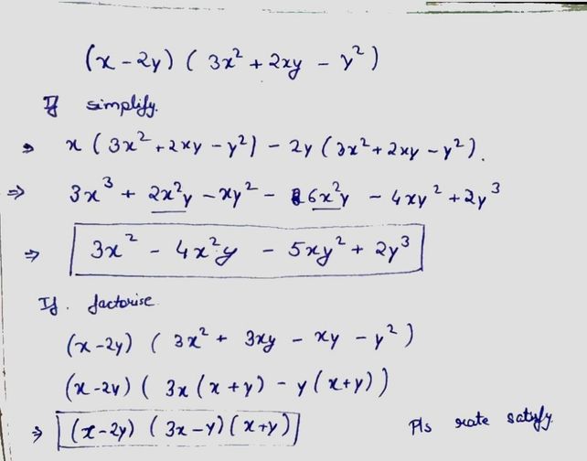 Ii X 2y 3x22xy Y2 See How To Solve It At Qanda Ii X 2y 3x22xy Y2 See How To Solve It At Qanda