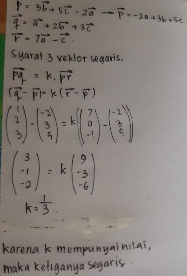 Vektor Posisi Pq Dan R Te Lihat Cara Penyelesaian Di Qanda