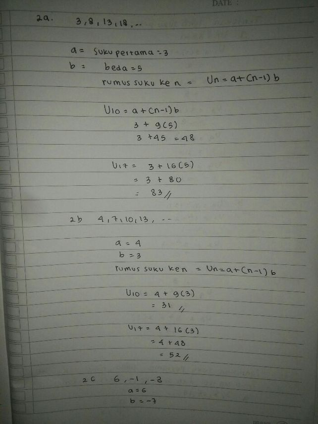Tentukan Lima Suku Perta Descubre Como Resolverlo En Qanda