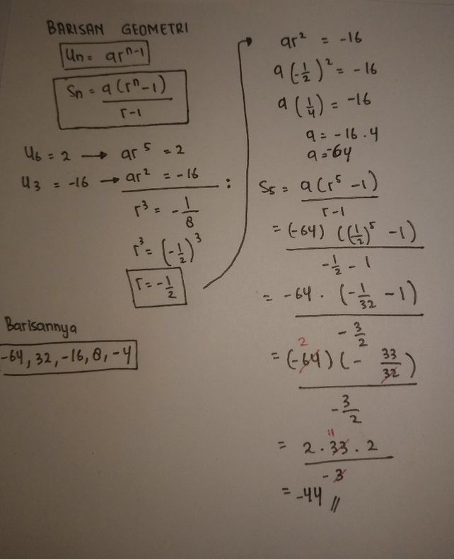 Suatu Barisan Geometri S Descubre Como Resolverlo En Qanda
