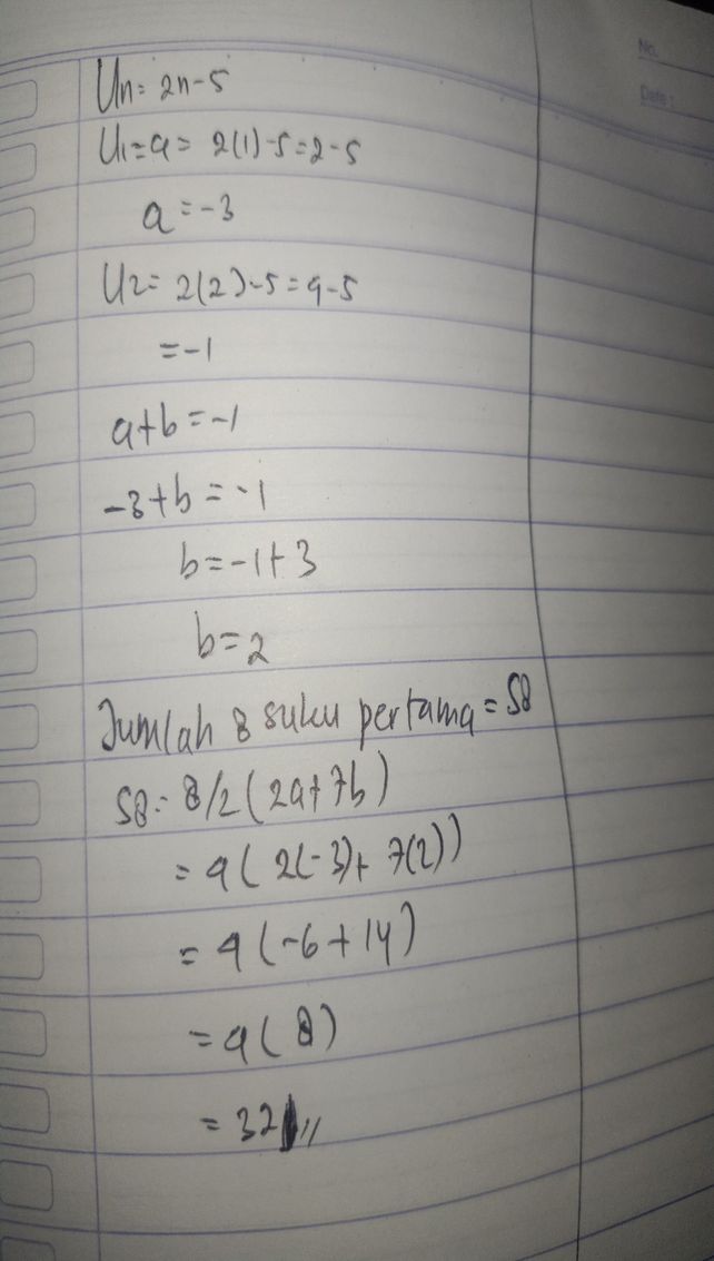 Diketahui Barisan Aritmat Lihat Cara Penyelesaian Di Qanda