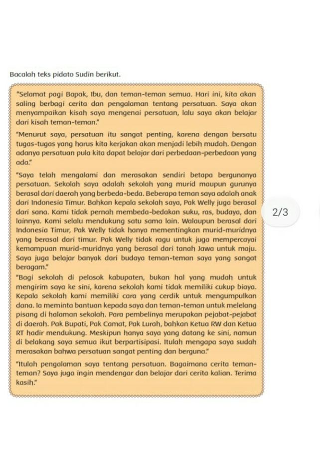 3 Bagian Inti Teks Pidato Lihat Cara Penyelesaian Di Qanda