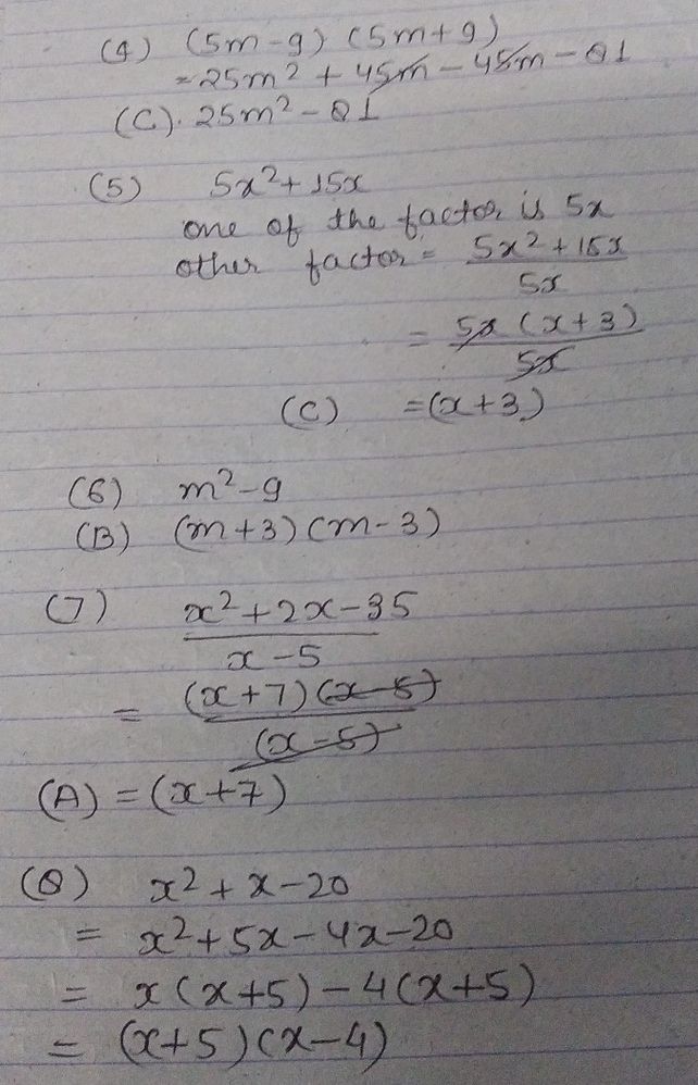 5 One Of The Factors Of 5x Wh See How To Solve It At Qanda