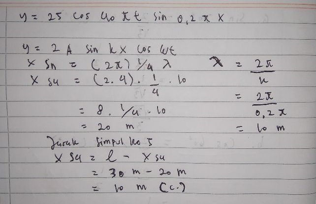 5 Gelombang Stasioner Mer Lihat Cara Penyelesaian Di Qanda