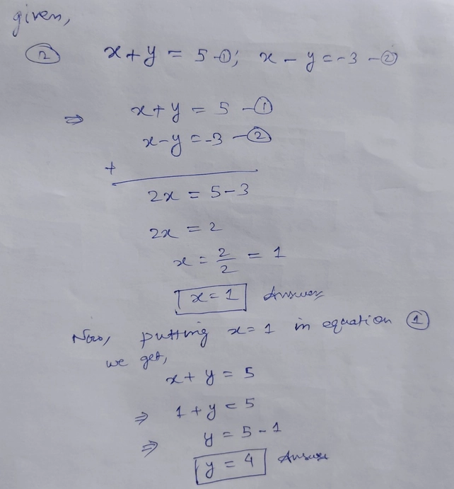 Left 2right X Y 5 Ix Y 3 Lef See How To Solve It At Qanda