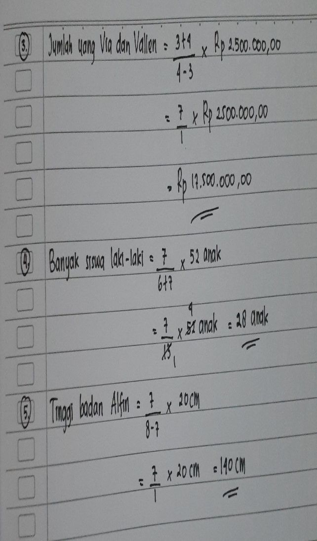 3 Perbandingan Uang Via T Lihat Cara Penyelesaian Di Qanda