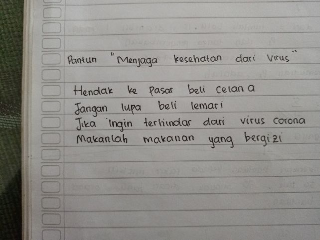6 Buatlah 1 Pantun Dengan Lihat Cara Penyelesaian Di Qanda