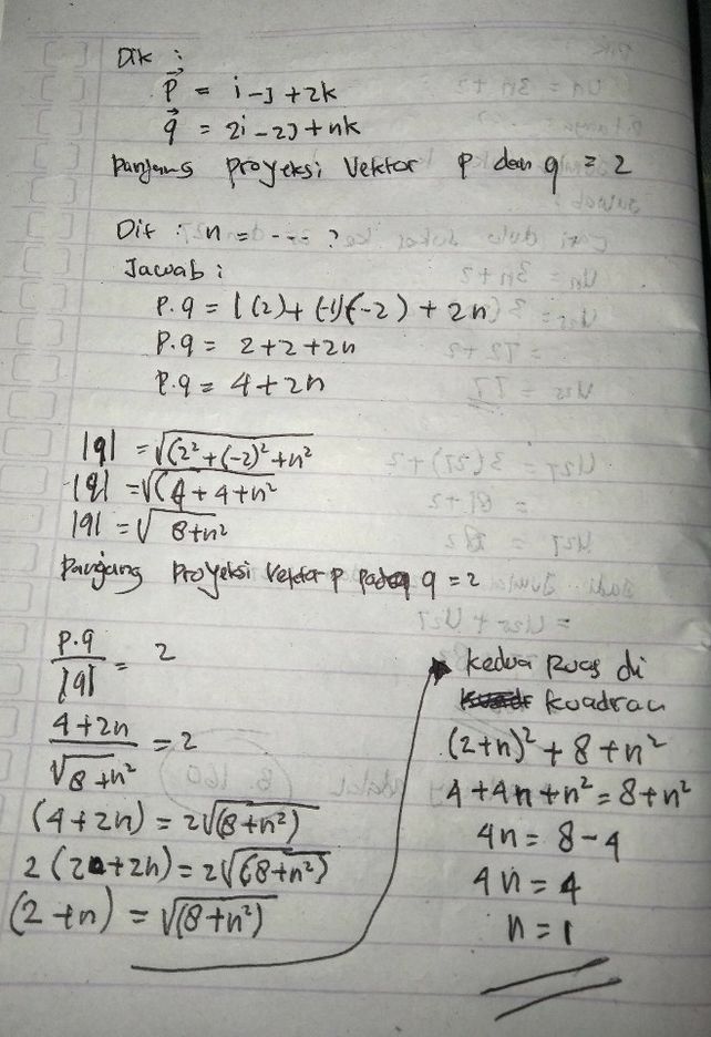 1 Diketahui Vecpi I2k Nk Lihat Cara Penyelesaian Di Qanda