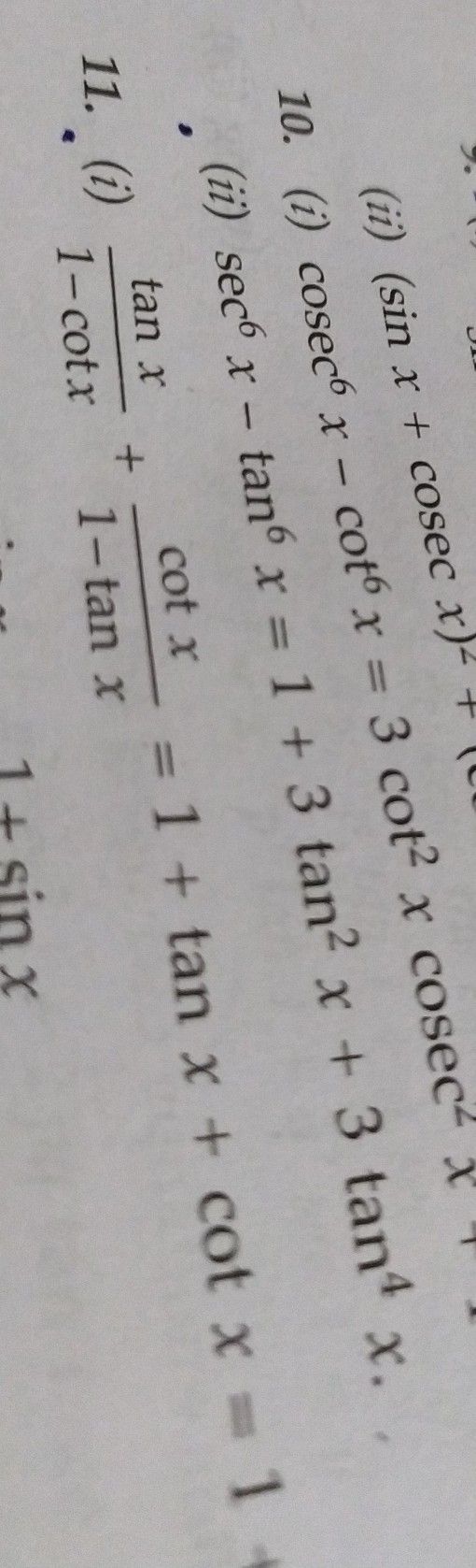 Dfraccotx1 Tanx 1tanxcot X1 S See How To Solve It At Qanda