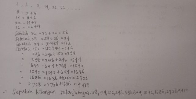 Barisan Bilangan Diatas Descubre Como Resolverlo En Qanda