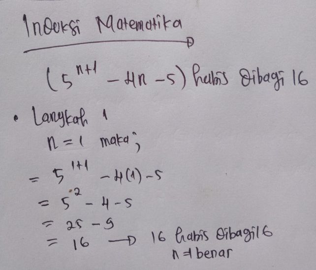 Gunakan Induksi Matemati Descubre Como Resolverlo En Qanda