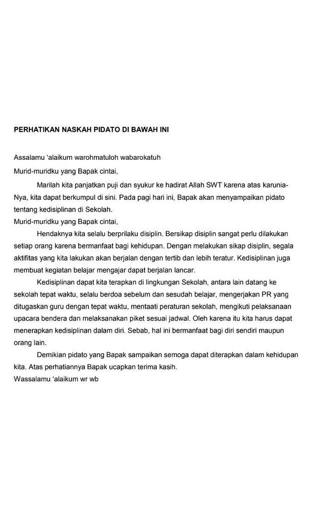 Cara Membuat Kerangka Pidato