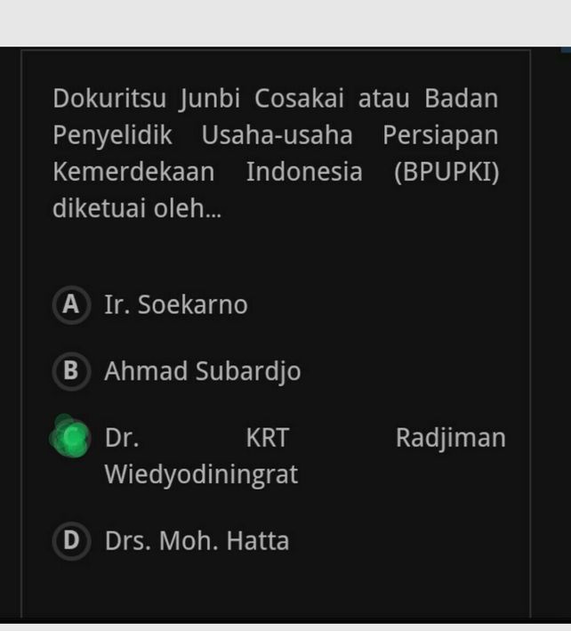 Dokuritsu Junbi Cosakai A Lihat Cara Penyelesaian Di Qanda