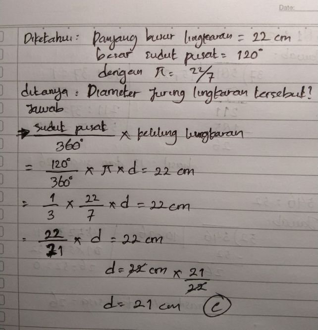 2 Diketahui Panjang Busur Lihat Cara Penyelesaian Di Qanda 2 Diketahui Panjang Busur Lihat Cara Penyelesaian Di Qanda