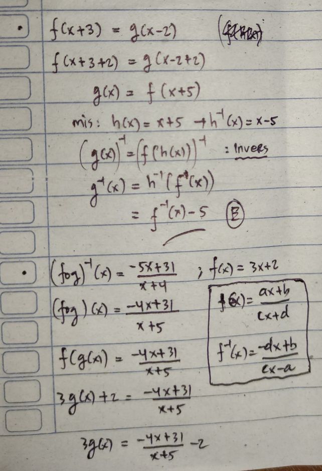 Diketahui Fungsi Dan G M Descubre Como Resolverlo En Qanda