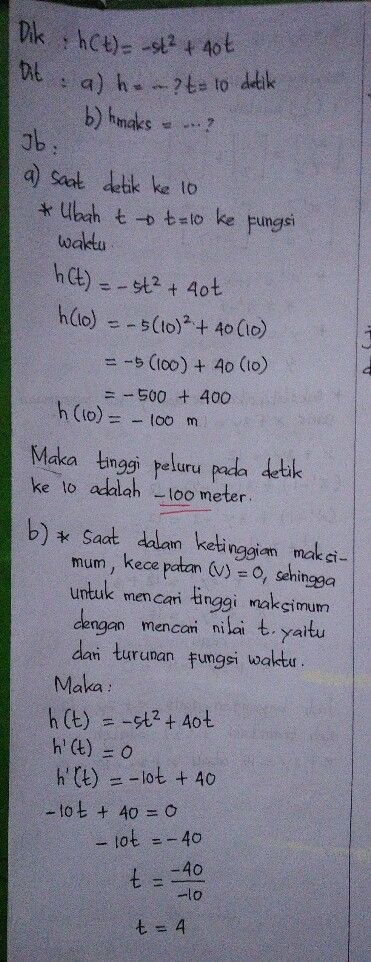 Sebuah Peluru Ditembakkan Lihat Cara Penyelesaian Di Qanda