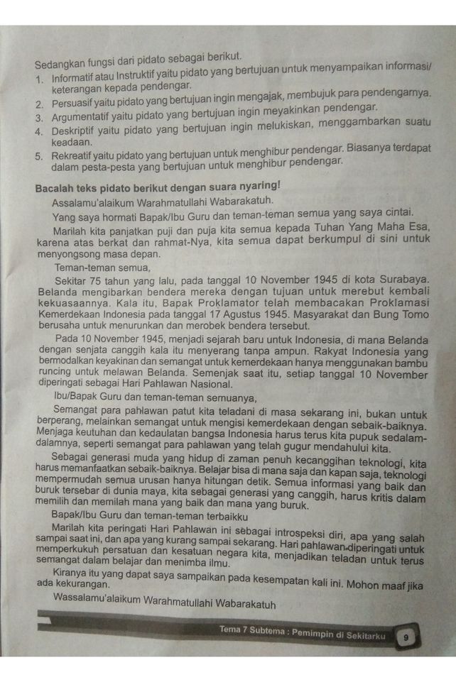 Pidato Merupakan Suatu Ke Lihat Cara Penyelesaian Di Qanda