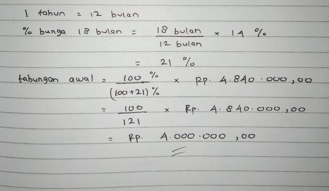 Pak Hendra Menabung Di Ba Lihat Cara Penyelesaian Di Qanda