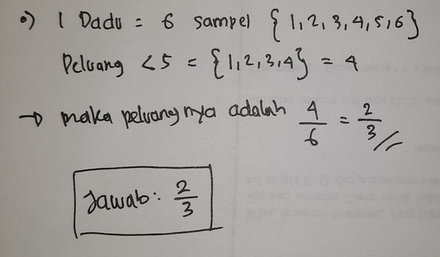 Dalam percobaan sebuah da... Lihat cara penyelesaian di QANDA