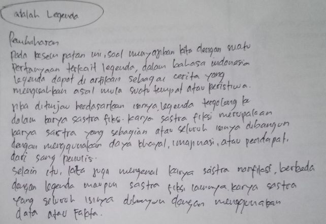 Saab Satu Cerita Fiksi Ad Lihat Cara Penyelesaian Di Qanda