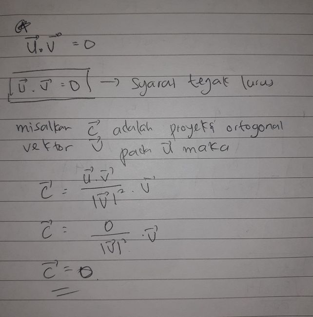 7n 1 Jika Vektor U Dan V Lihat Cara Penyelesaian Di Qanda