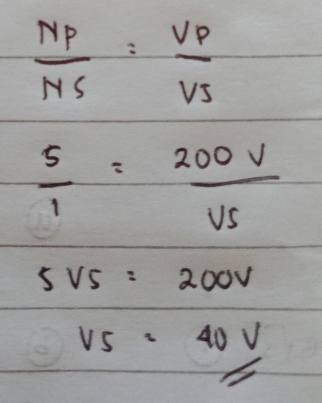 5 Sebuah Transformator Me Lihat Cara Penyelesaian Di Qanda