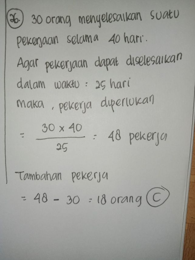 Suatu Pekerjaan Dapat D Lihat Cara Penyelesaian Di Qanda