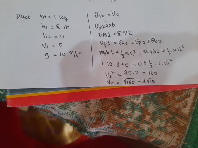 Batu Bermassa 1 Kg Jatuh Lihat Cara Penyelesaian Di Qanda Batu Bermassa 1 Kg Jatuh Lihat Cara Penyelesaian Di Qanda
